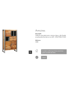 ARMOIRE RIGA 140 2