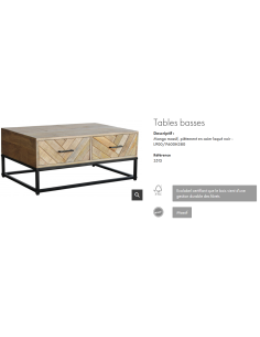 TABLE BASSE MONTEVIDEO 2