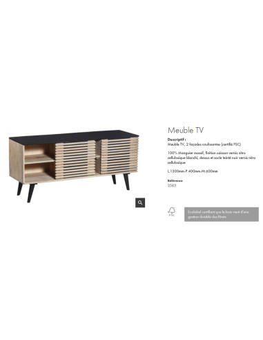 MEUBLE TV HUEZ