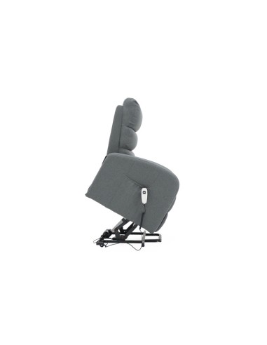 FAUTEUIL RELEVEUR BRUGES GRIS FONCE