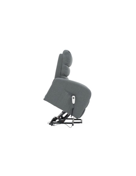 FAUTEUIL RELEVEUR BRUGES GRIS FONCE