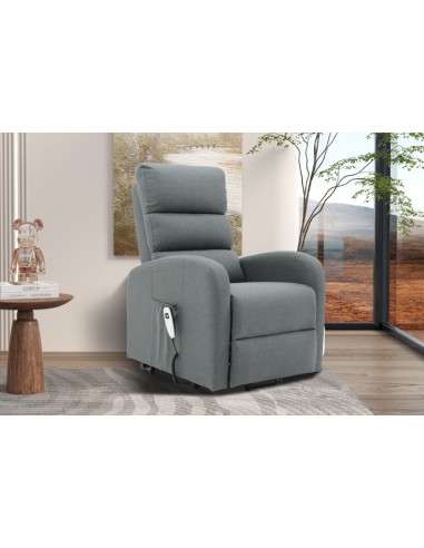 FAUTEUIL RELEVEUR BRUGES GRIS FONCE