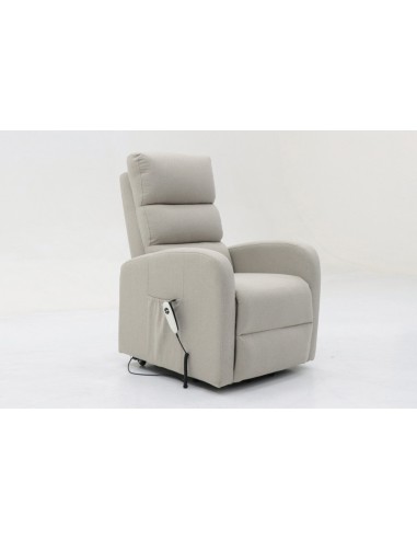 FAUTEUIL RELEVEUR BRUGES GRIS CLAIR