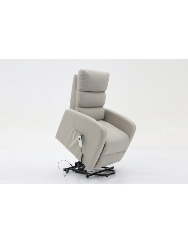 FAUTEUIL RELEVEUR BRUGES GRIS CLAIR
