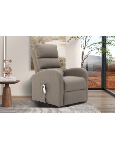 FAUTEUIL RELEVEUR BRUGES TAUPE