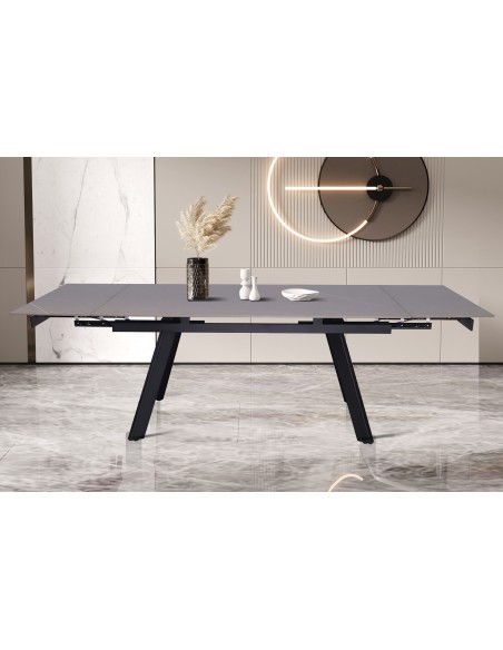 TABLE DE SALLE A MANGER HERA PIERRE GRIS