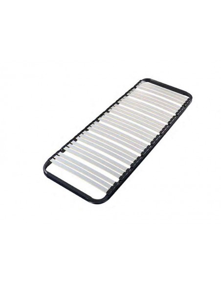 SOMMIER A LATTES SOUPLES TYPE CADRE METAL