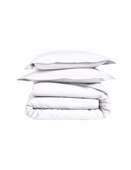 HOUSSE DE COUETTE BLANC DES VOSGES PERCALE BLANC