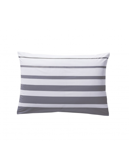 TAIE BLANC DES VOSGES PERCALE GRAND LARGE ACIER