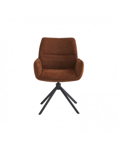 CHAISE PIVOTANTE VICHY TERRA COTTA