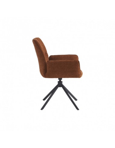 CHAISE PIVOTANTE VICHY TERRA COTTA