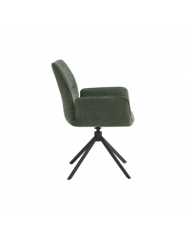 CHAISE PIVOTANTE VICHY VERTE