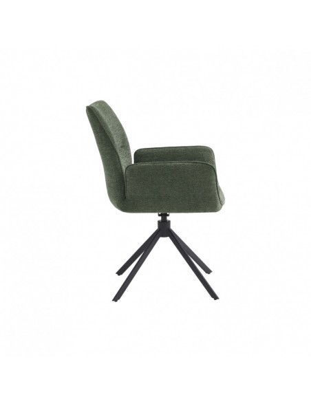 CHAISE PIVOTANTE VICHY VERTE