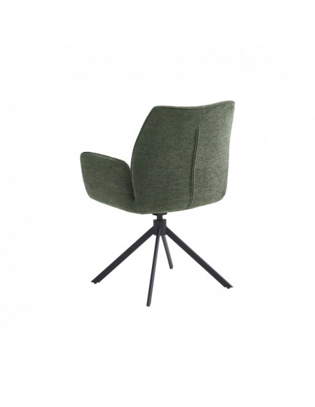 CHAISE PIVOTANTE VICHY VERTE
