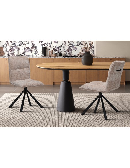 CHAISE PIVOTANTE JACK SABLE