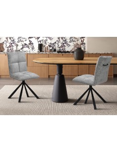 CHAISE PIVOTANTE JACK GRIS... 2