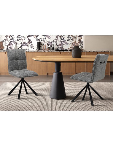CHAISE PIVOTANTE JACK GRIS