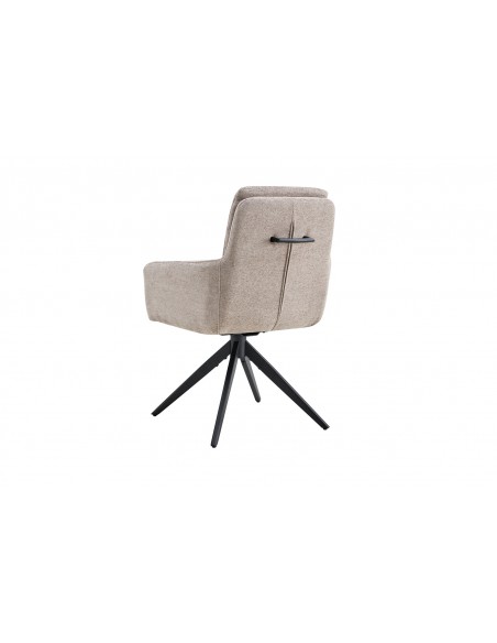 CHAISE PIVOTANTE LISOLD GRIS CLAIR