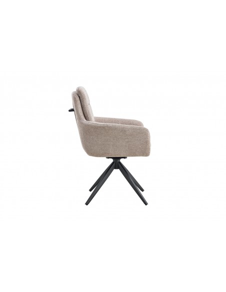 CHAISE PIVOTANTE LISOLD GRIS CLAIR