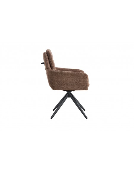 CHAISE PIVOTANTE LISOLD BRUN