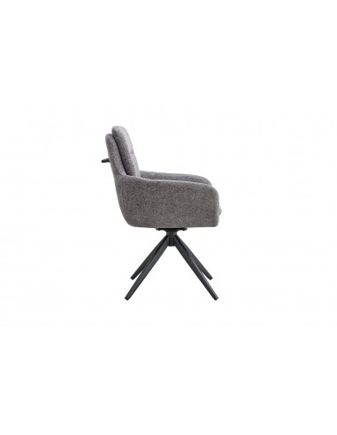 CHAISE PIVOTANTE LISOLD GRIS FONCE