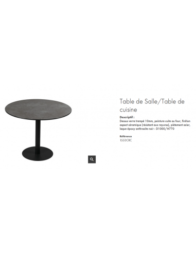 TABLE DE SALLE A MANGER SARENNE