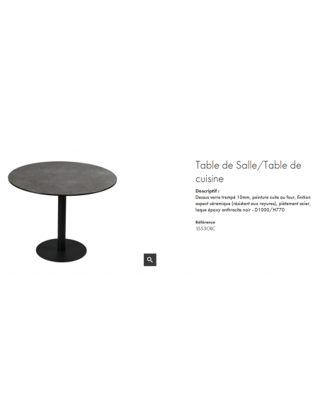 TABLE DE SALLE A MANGER SARENNE