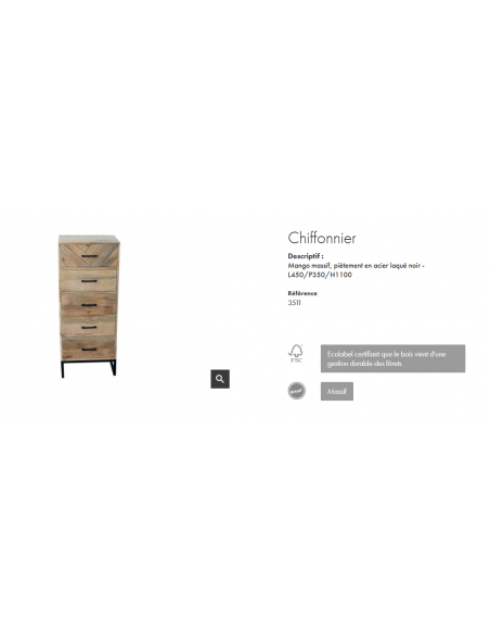 CONSOLE - CHIFFONNIER CHATTE