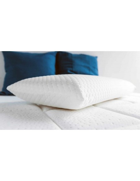 Oreiller ergonomique à mémoire de forme 40×60 cm – Soutien cervical – Housse respirante lavable – Certifié OEKO-TEX