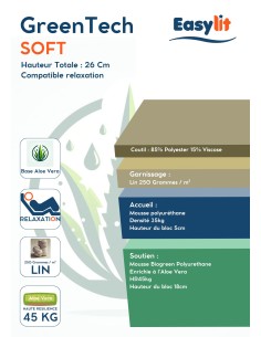 MATELAS MOUSSE GreenTech... 2