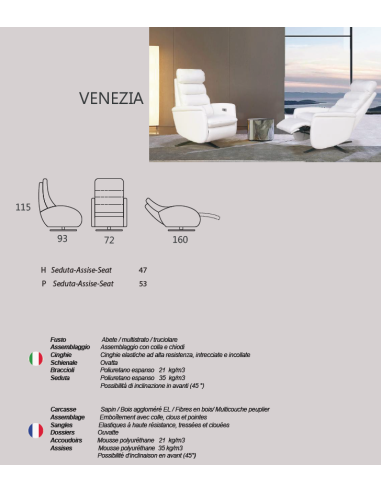 FAUTEUIL ALTONI VENEZIA