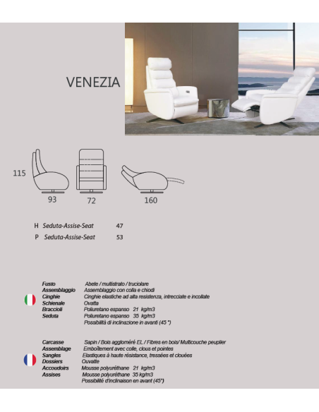 FAUTEUIL ALTONI VENEZIA