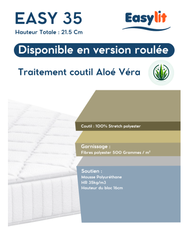 MATELAS MOUSSE L'ARTISAN DU MATELAS...