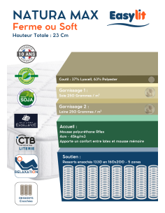 MATELAS RESSORT + SOJA... 2