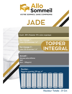 MATELAS RESSORT JADE 2