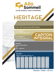 MATELAS RESSORT HERITAGE 2