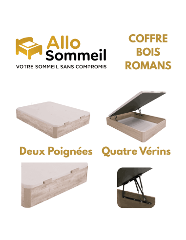 SOMMIER COFFRE ROMANS