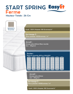 MATELAS RESSORTS START... 2