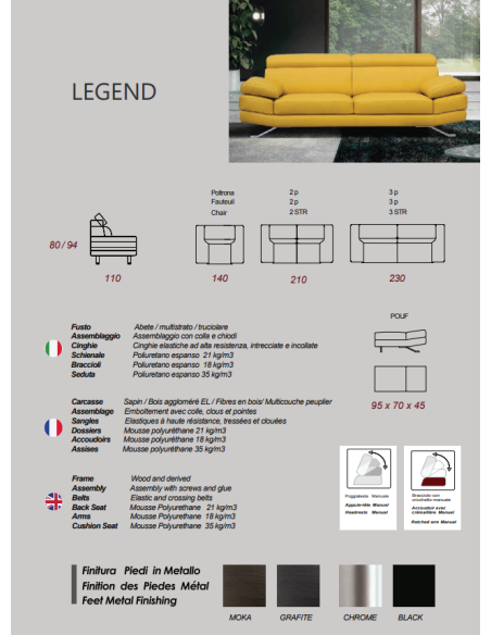 CANAPE ALTONI LEGEND