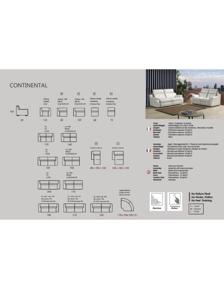 CANAPE ALTONI CONTINENTAL