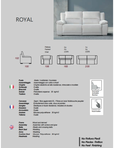 CANAPE ALTONI ROYAL CANAPE ALTONI ROYAL