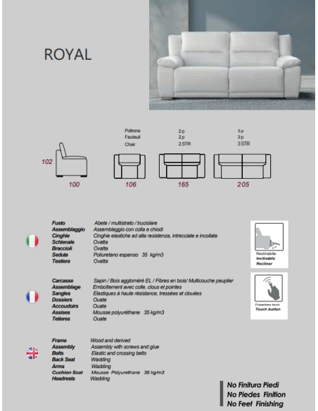 CANAPE ALTONI ROYAL