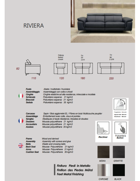 CANAPE ALTONI RIVIERA