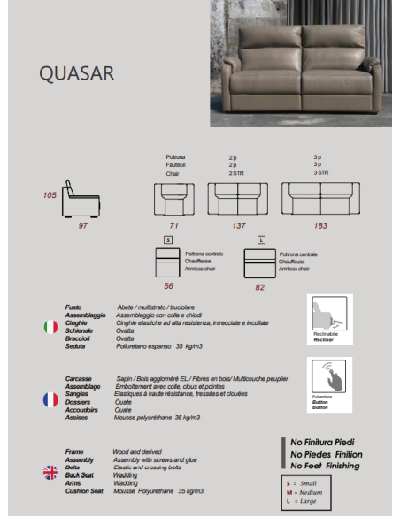 CANAPE ALTONI QUASAR