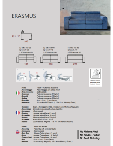 CANAPE ALTONI CONVERTIBLE ERASMUS