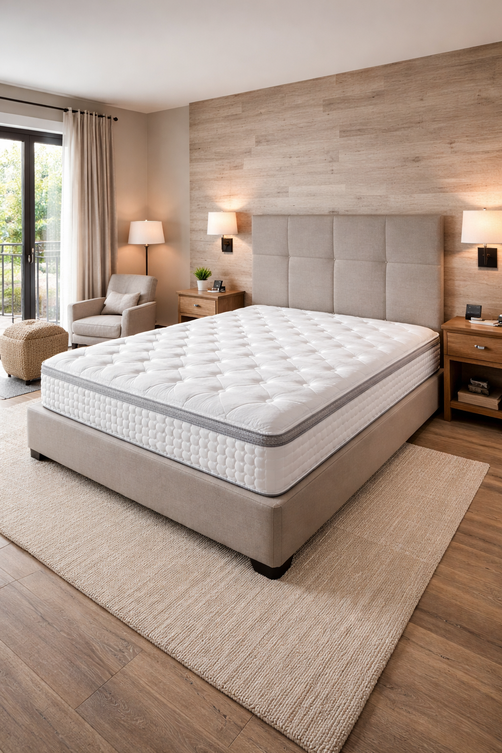 Chambre de gite juste apres installation